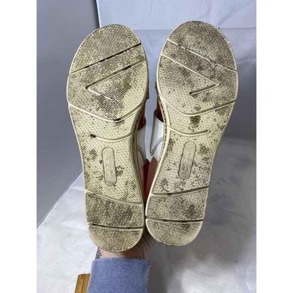 Baretraps Posture+ Bliss Wedge Slip-on Sandals White Women's 8M - Picture 3 of 8